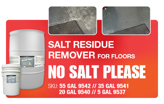 No Salt Please - Salt Residue Remover - Ice Melt Essentials - Snow and Ice Melting & Removal